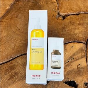 Manyo Pure Cleansing Oil and Bifida Biome Complex Ampoule Set Korean skincare’s
